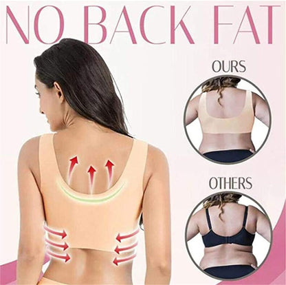 Women's Ultimate Lift Seamless Push-Up Bra - Versatile Sports and Sleep Bra